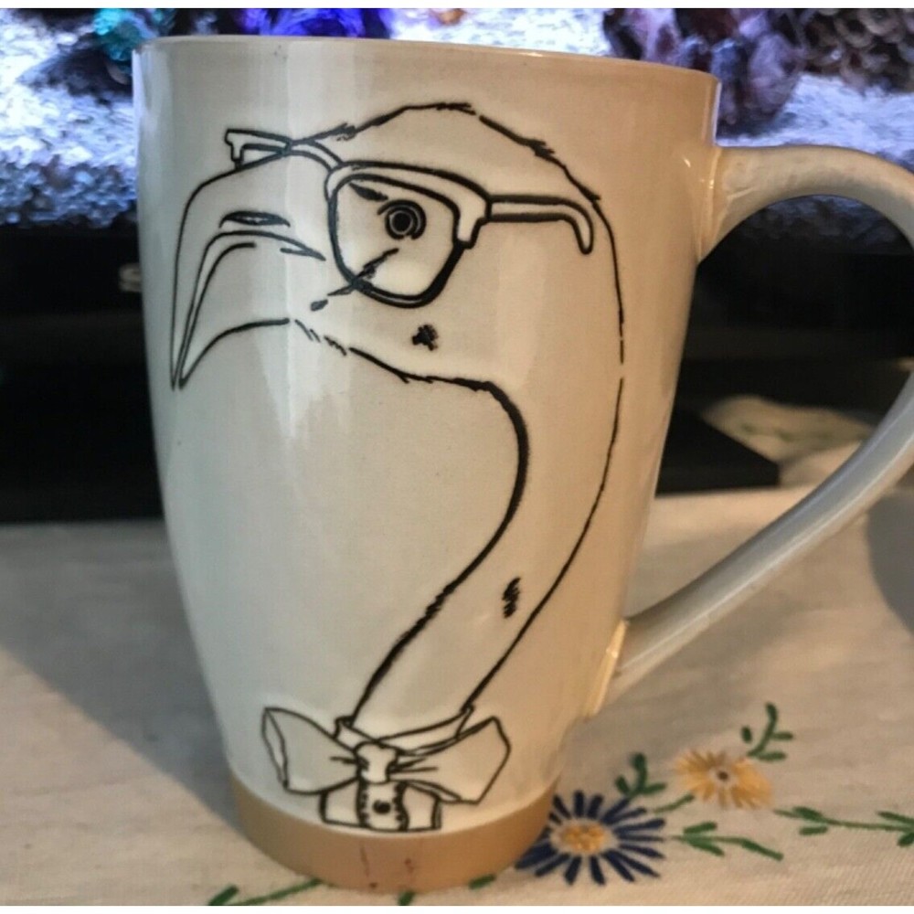 Unique Flamingo Bird Mug- 2017 I Love It Brand 6" Tall Ceramic
